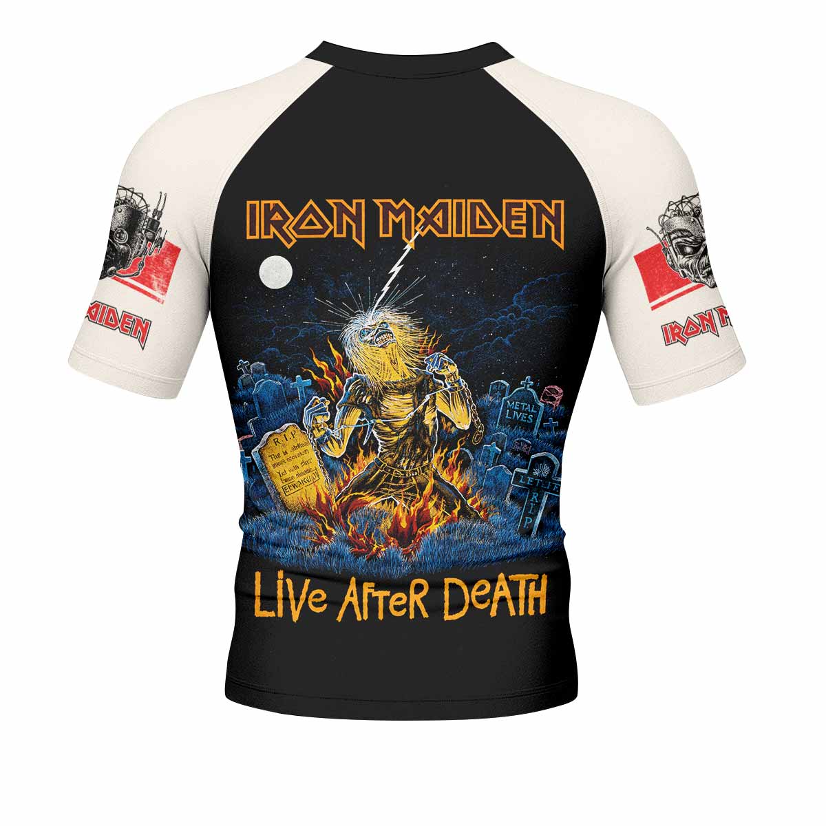 Iron Maiden Live After Death Rash Guard