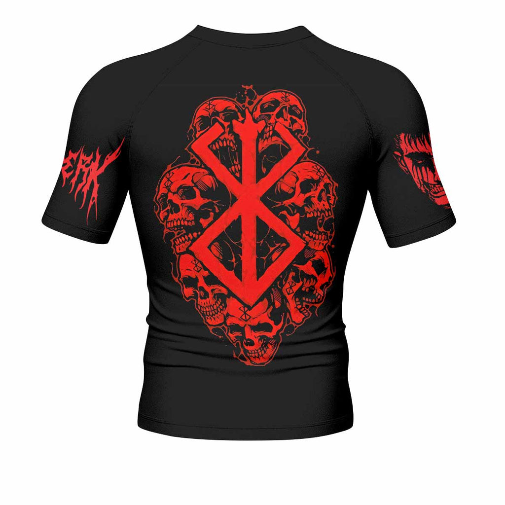 Berserk Metal Skull Knight Rash Guard