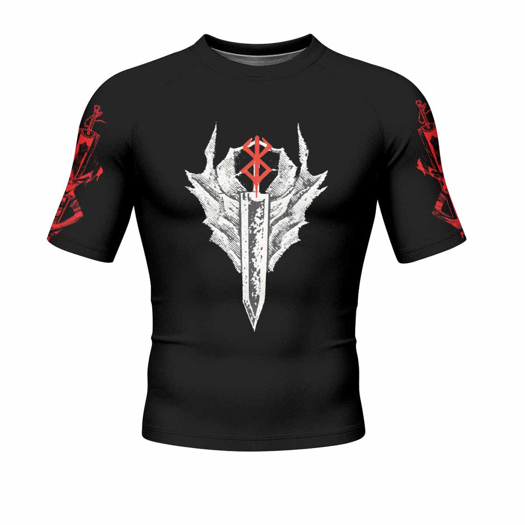Berserk Black Swordsman Guts Rash Guard