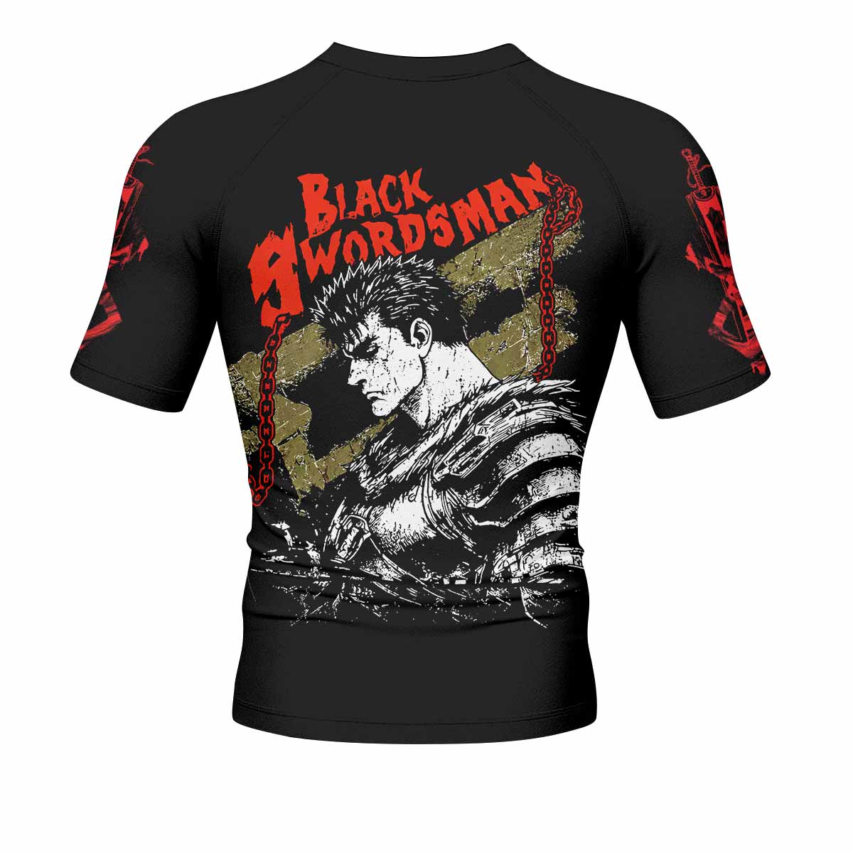 Berserk Black Swordsman Guts Rash Guard