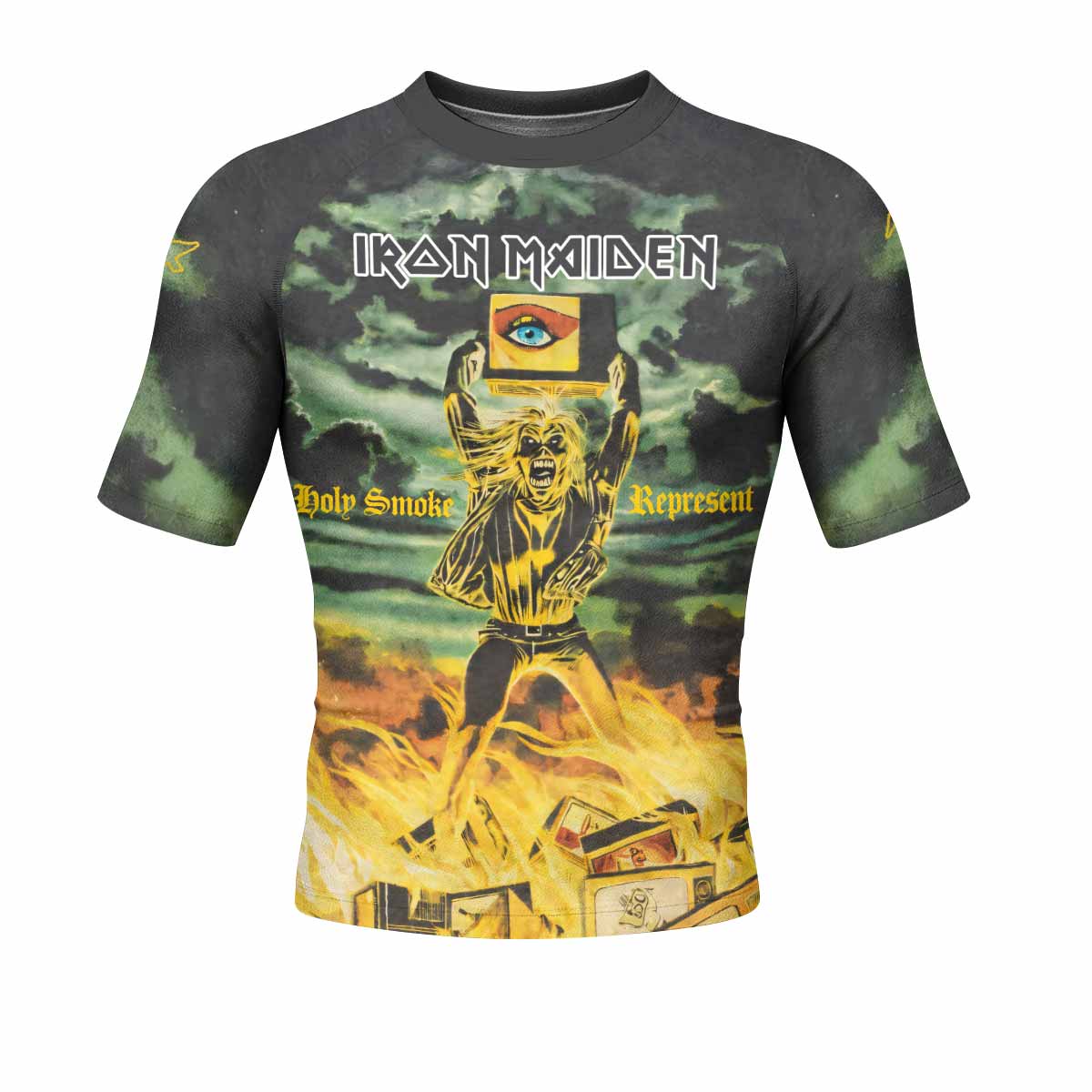Iron Maiden Holy Smoke Rash Guard