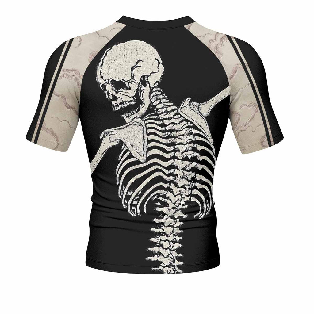 Bare Bones Skeleton Rash Guard
