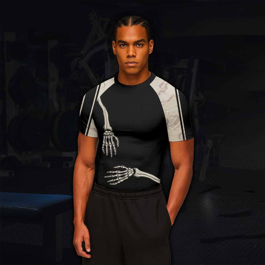 Bare Bones Skeleton Rash Guard