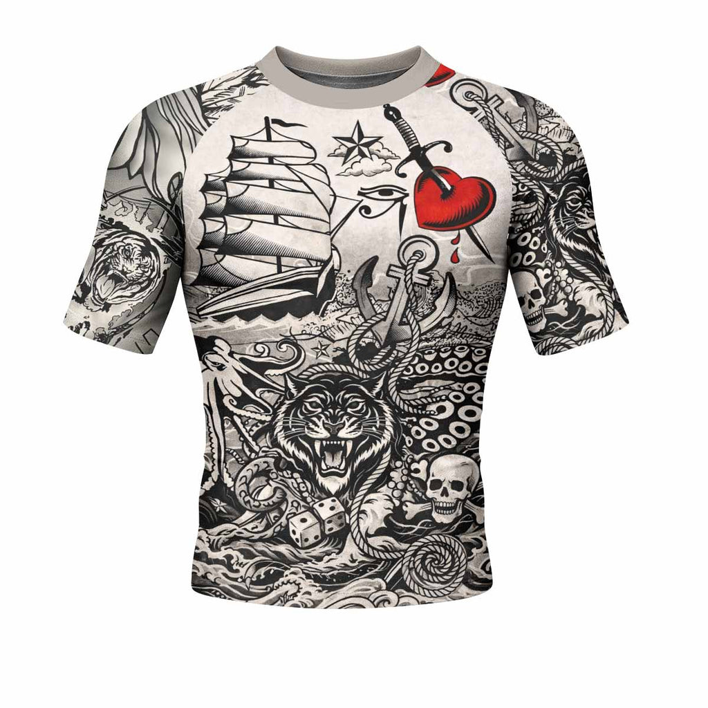 Savage Ocean Irezumi Rash Guard