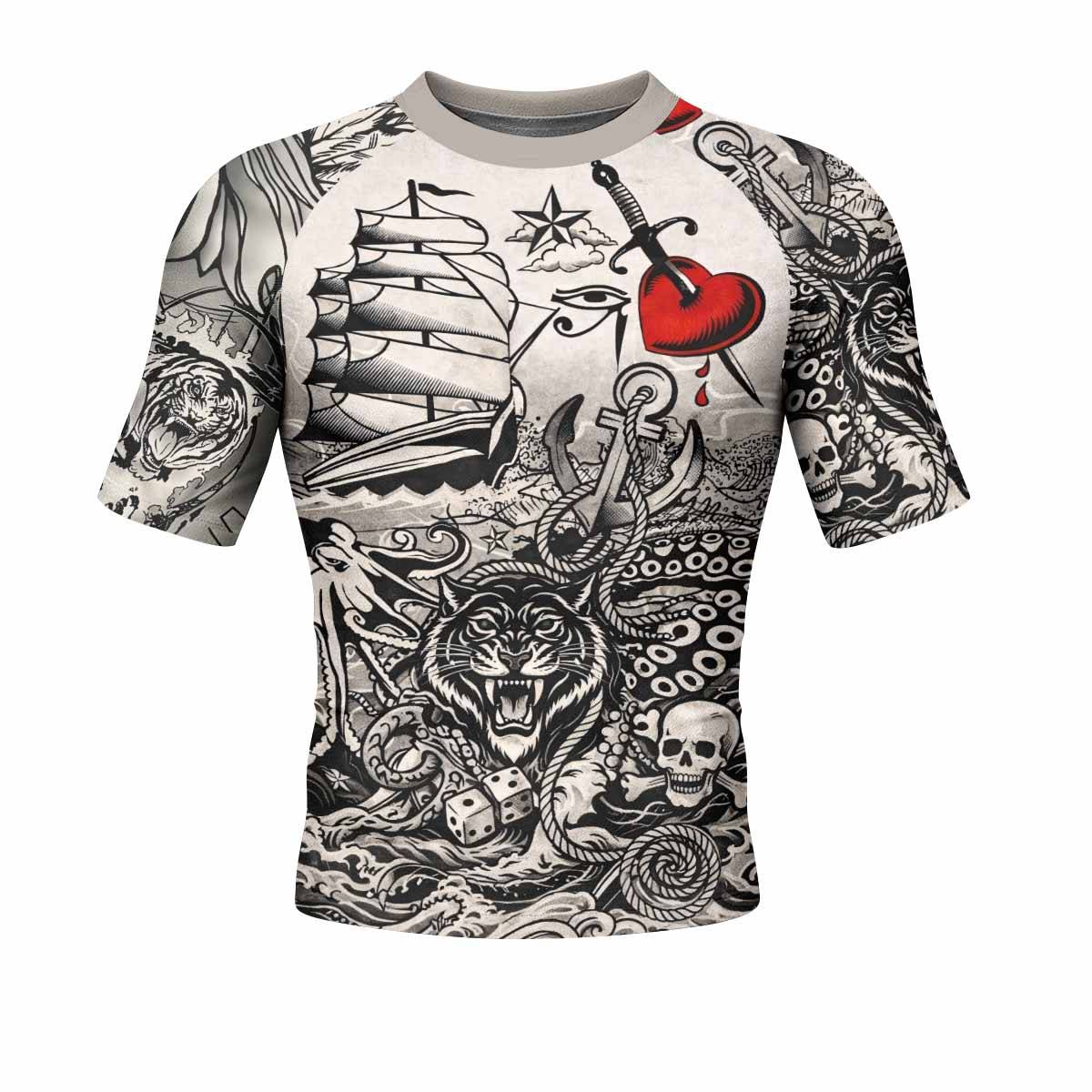 Savage Ocean Irezumi Rash Guard