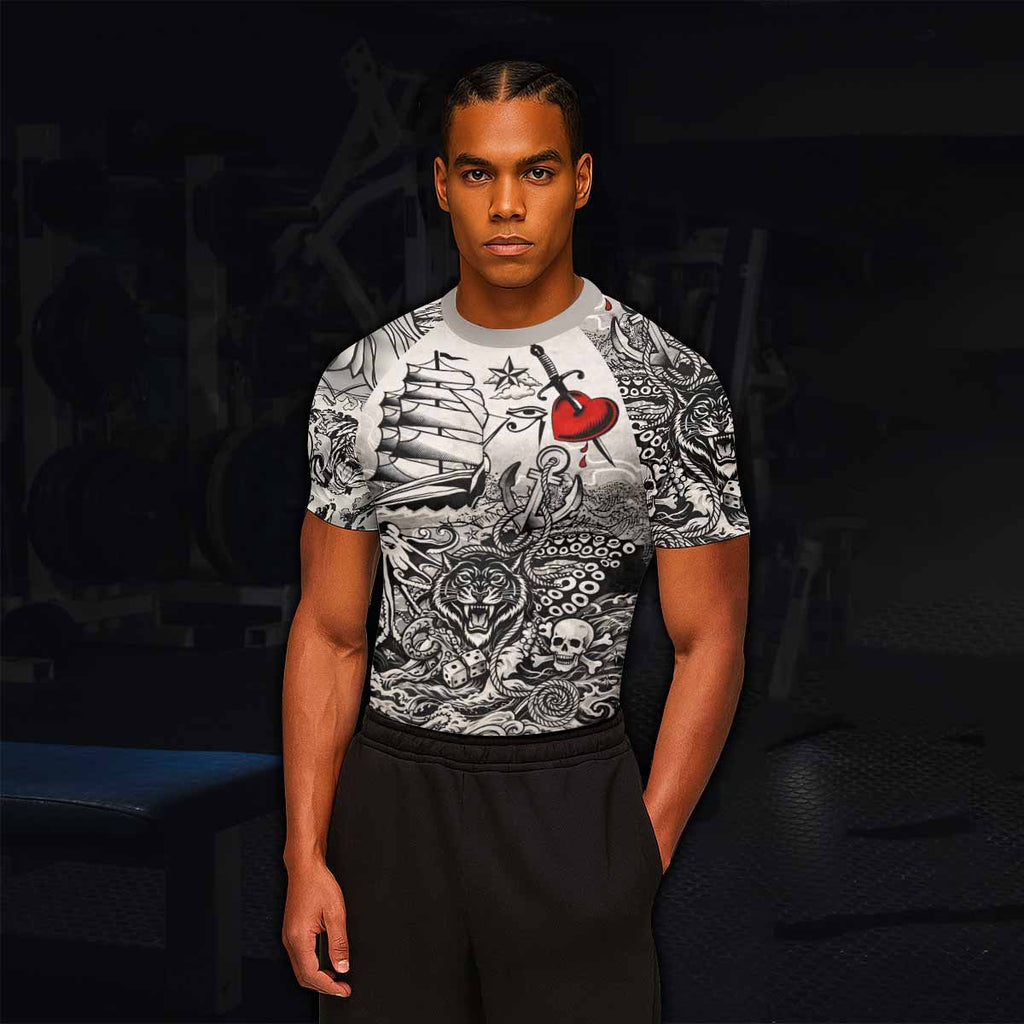 Savage Ocean Irezumi Rash Guard
