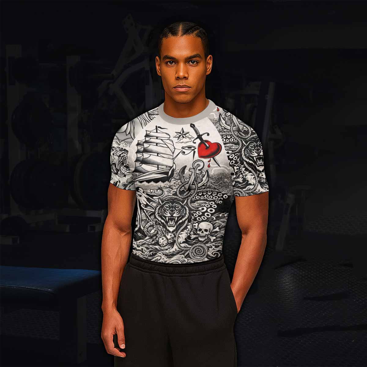 Savage Ocean Irezumi Rash Guard