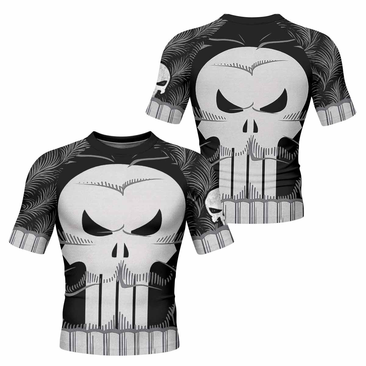 Punisher Skull Tactical Rash Guard