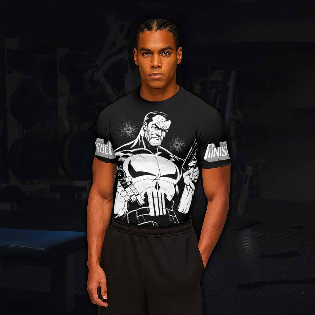 The Punisher Comic Frank Castle Rash Guard