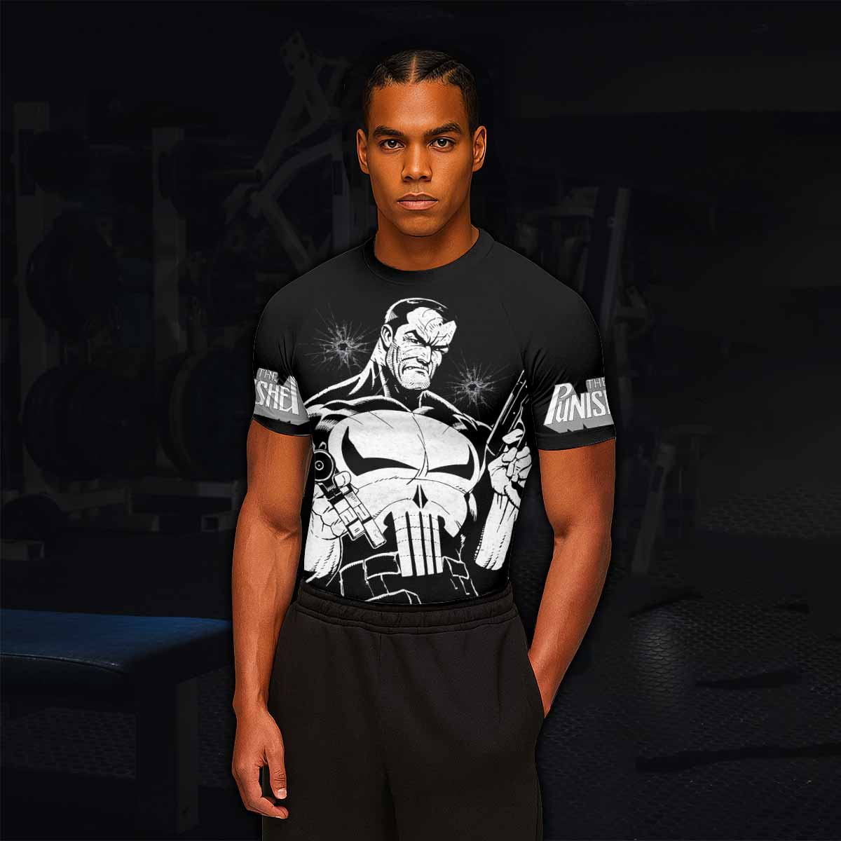 The Punisher Comic Frank Castle Rash Guard