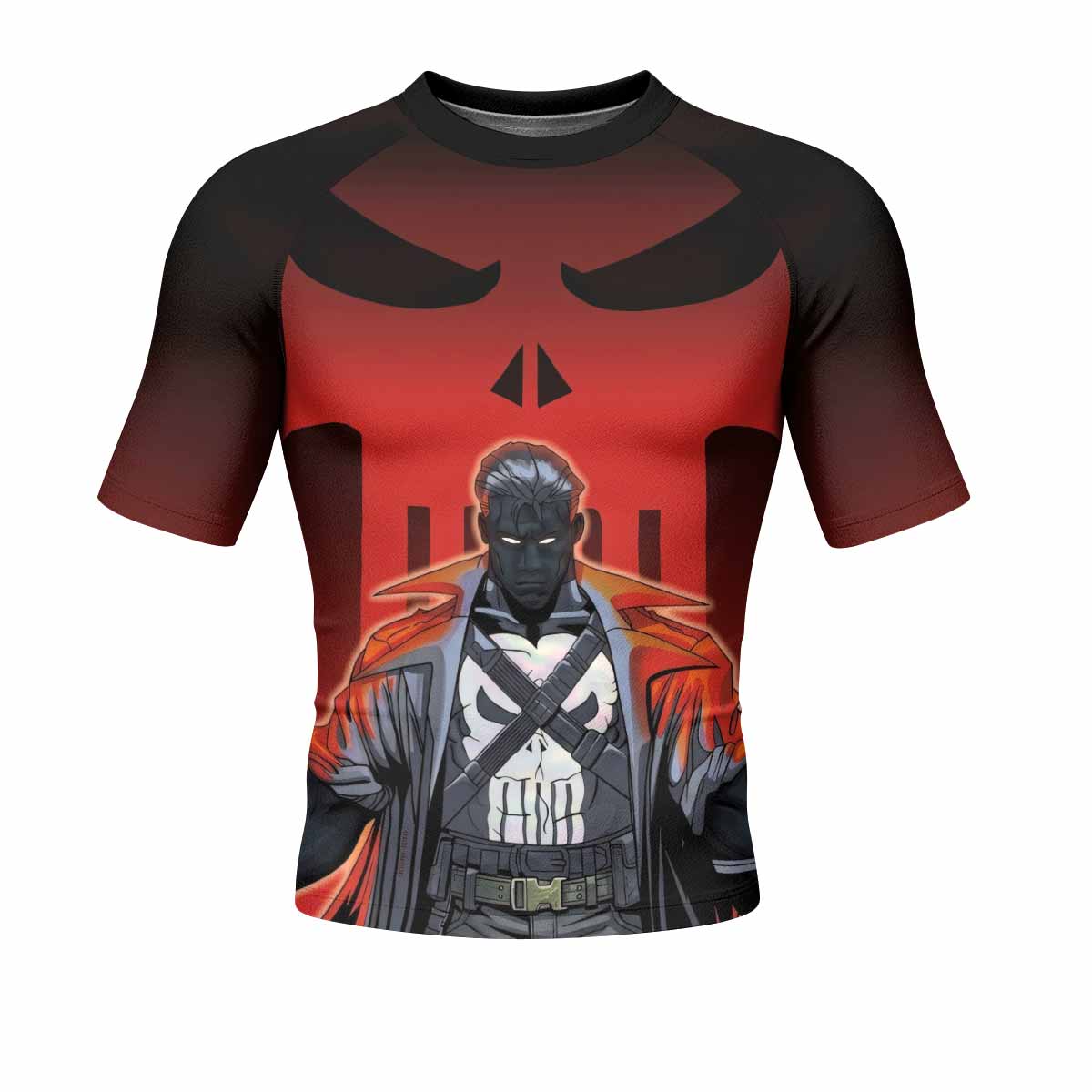 The Punisher Red Frank Castle Rash Guard