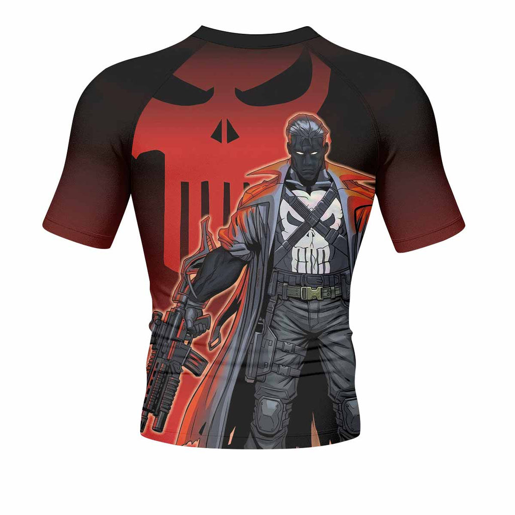 The Punisher Red Frank Castle Rash Guard