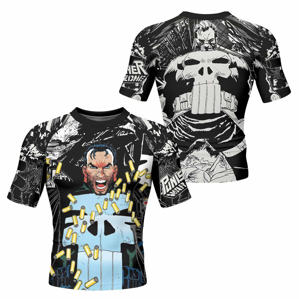 Punisher Bullet Storm Frank Castle Rash Guard