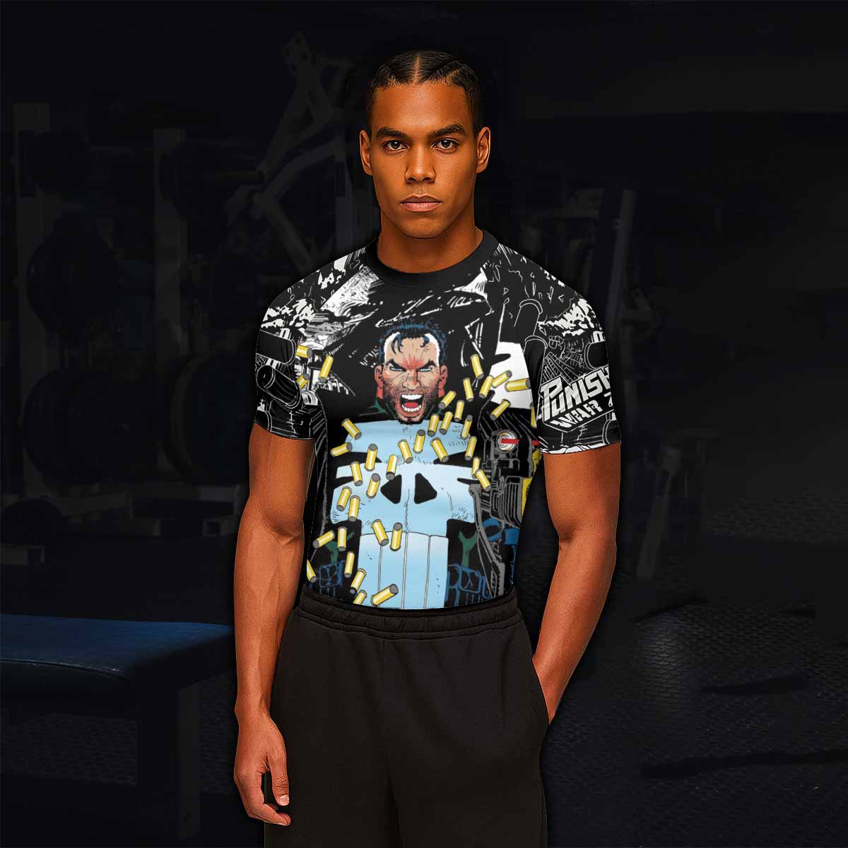 Punisher Bullet Storm Frank Castle Rash Guard