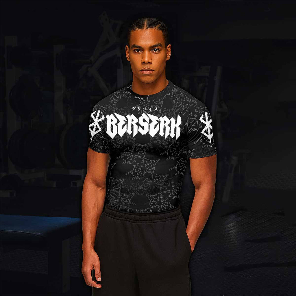 Berserk Dragon Slayer Skull Rash Guard