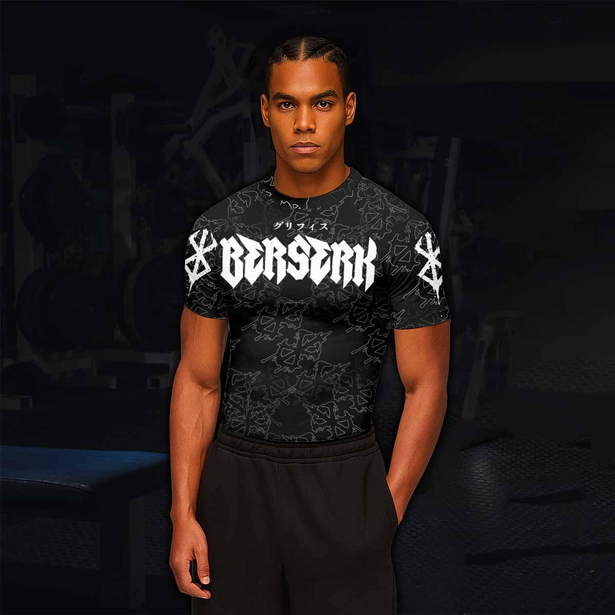 Berserk Dragon Slayer Skull Rash Guard