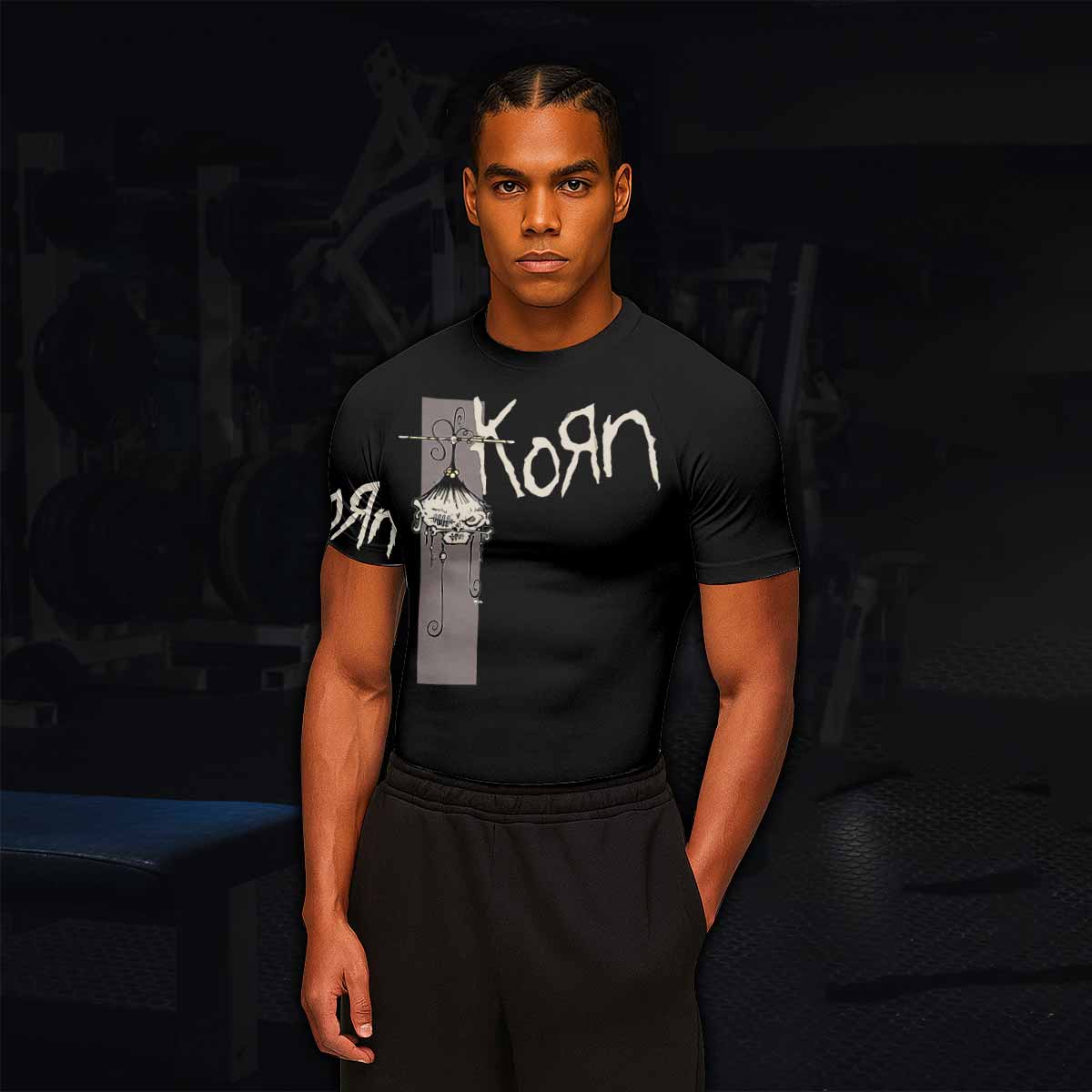 Korn Gothic Spine Rash Guard