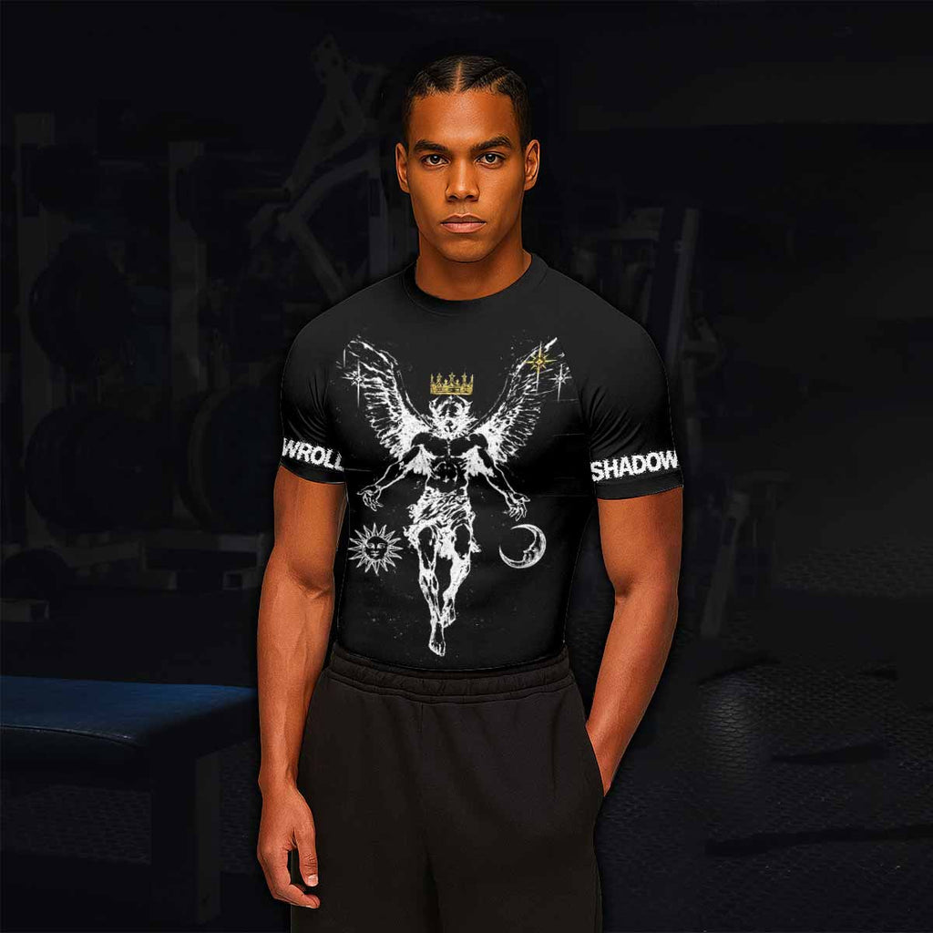 The Messenger Has Arrived Black Rash Guard