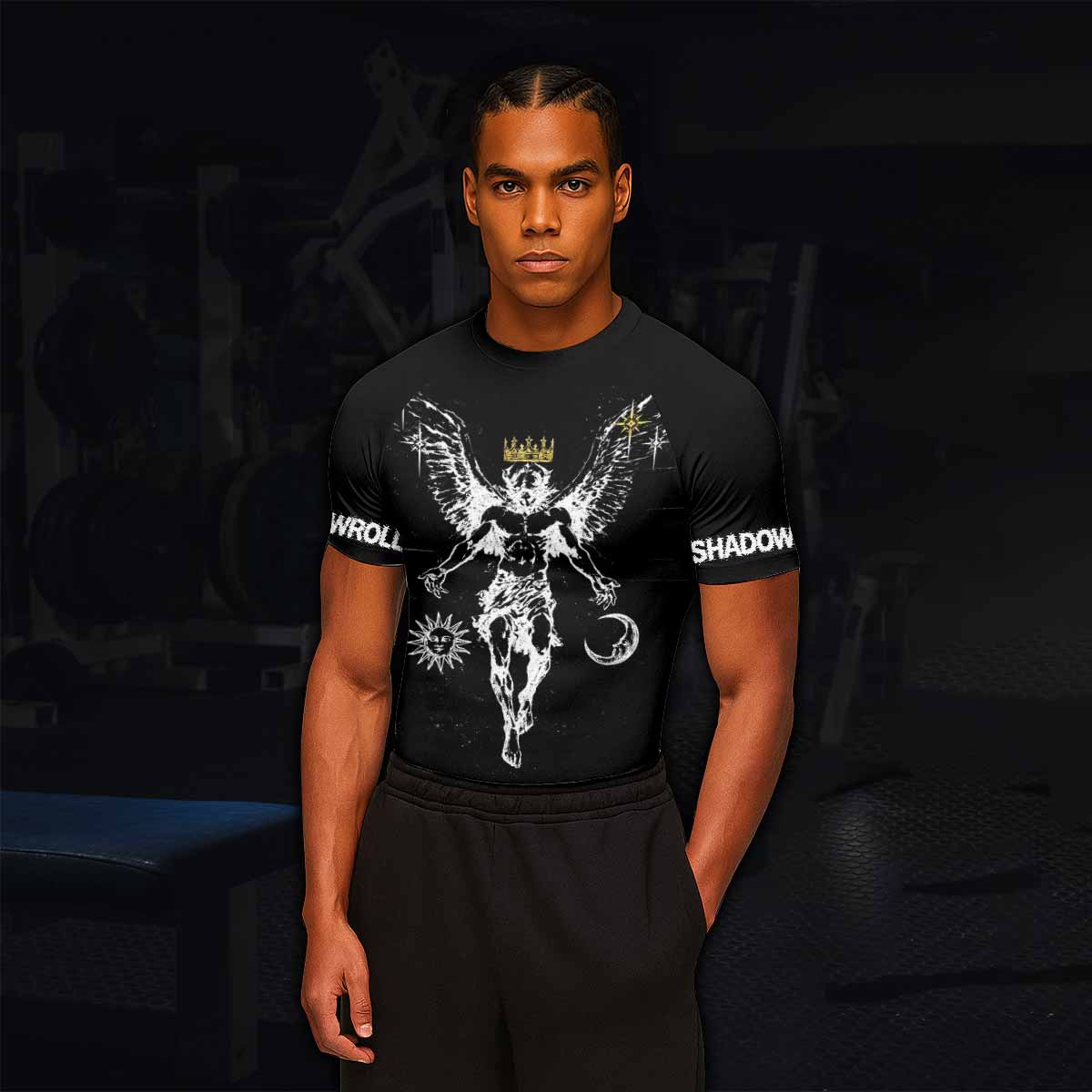 The Messenger Has Arrived Black Rash Guard