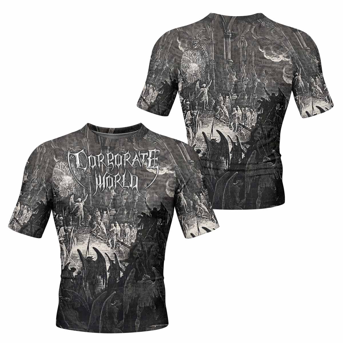Corporate World Paradise Lost Rash Guard