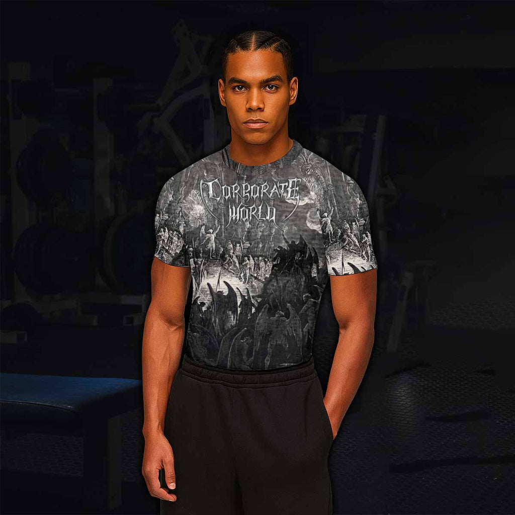 Corporate World Paradise Lost Rash Guard