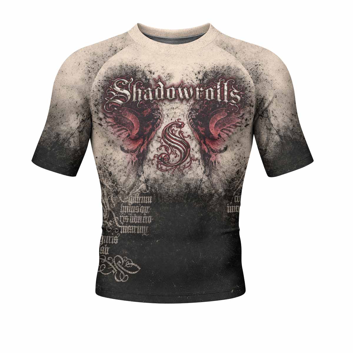 Grunge Smoke Gothic Rash Guard