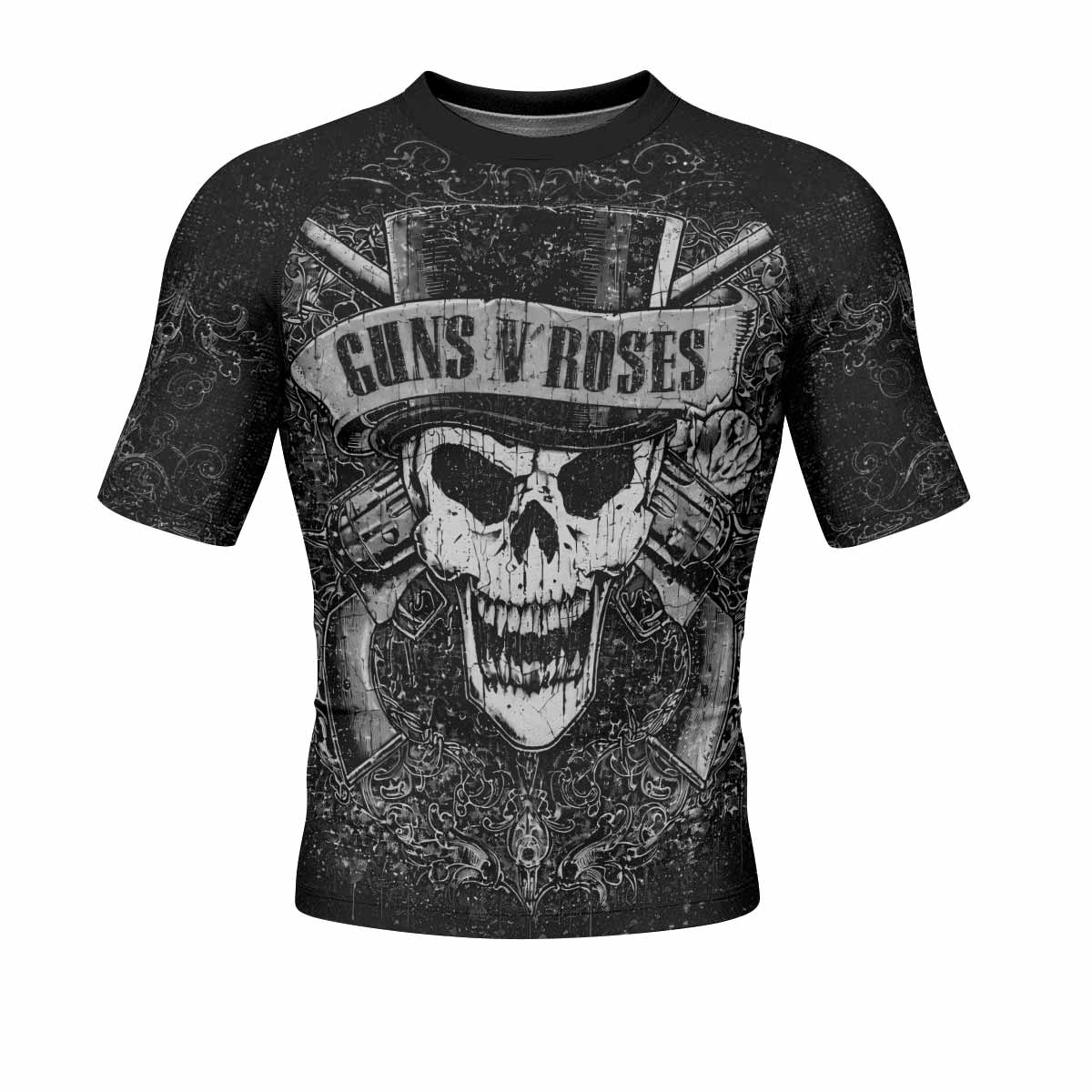 Guns N' Roses Skull Rash Guard