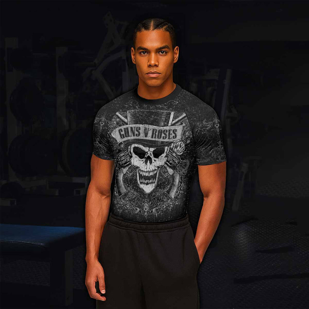 Guns N' Roses Skull Rash Guard