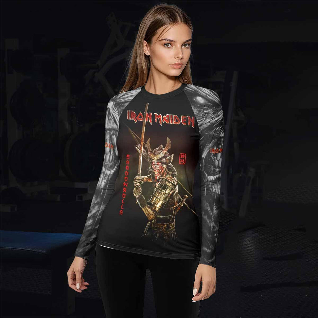 Iron Maiden Samurai Rash Guard