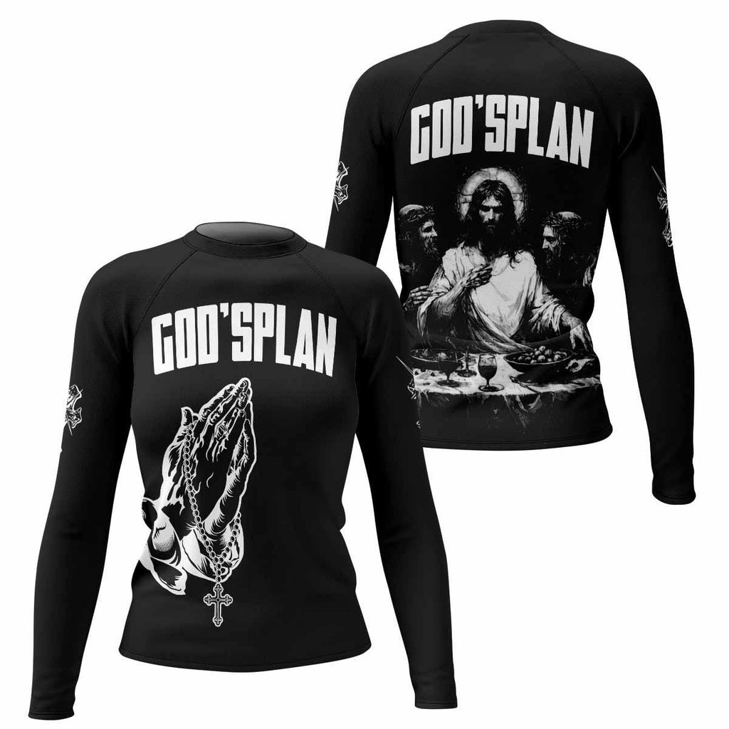 God's Plan Rash Guard