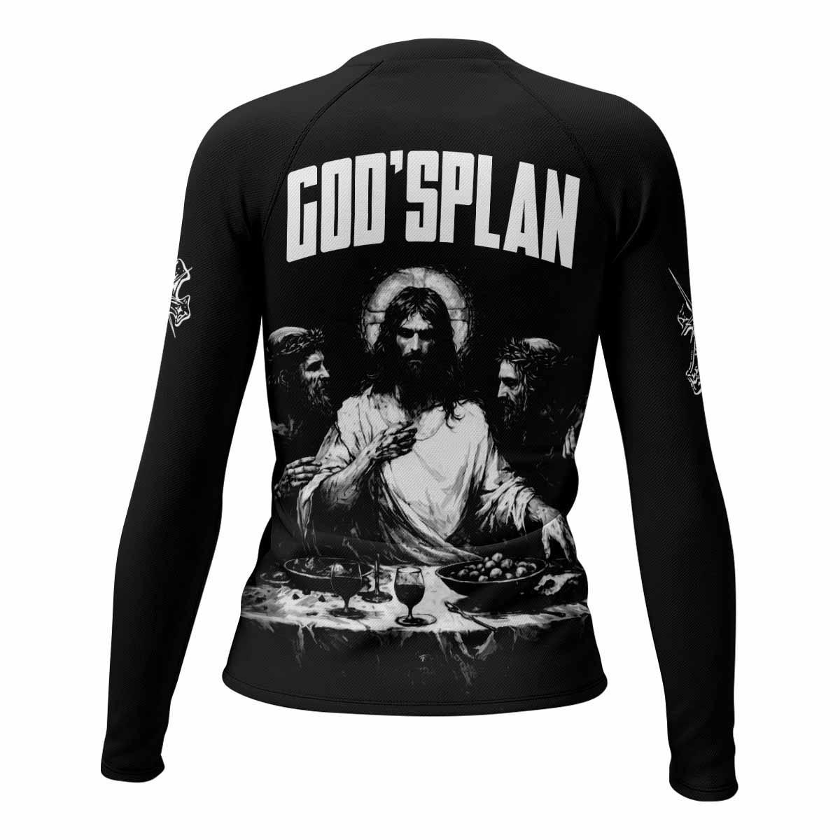 God's Plan Rash Guard