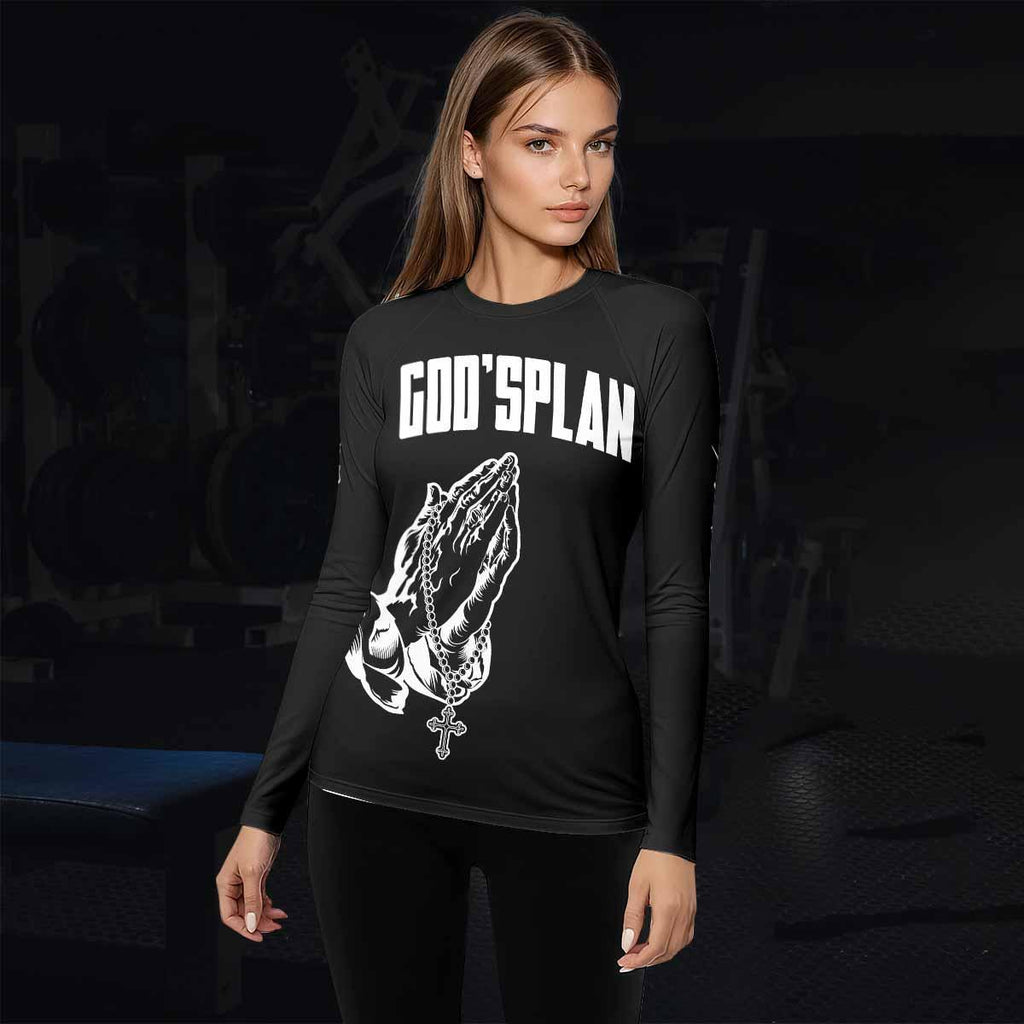 God's Plan Rash Guard