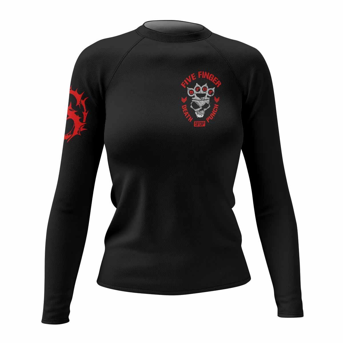 Five Finger Death Punch Shadowrolls Rash Guard