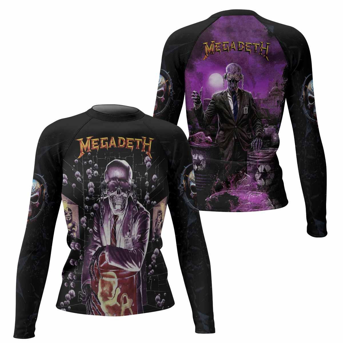 Megadeth Toxic Messiah Rash Guard