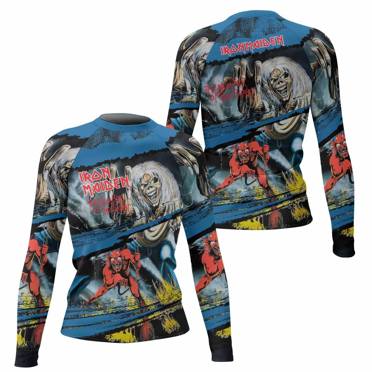 Iron Maiden The Number of the Beast Rash Guard