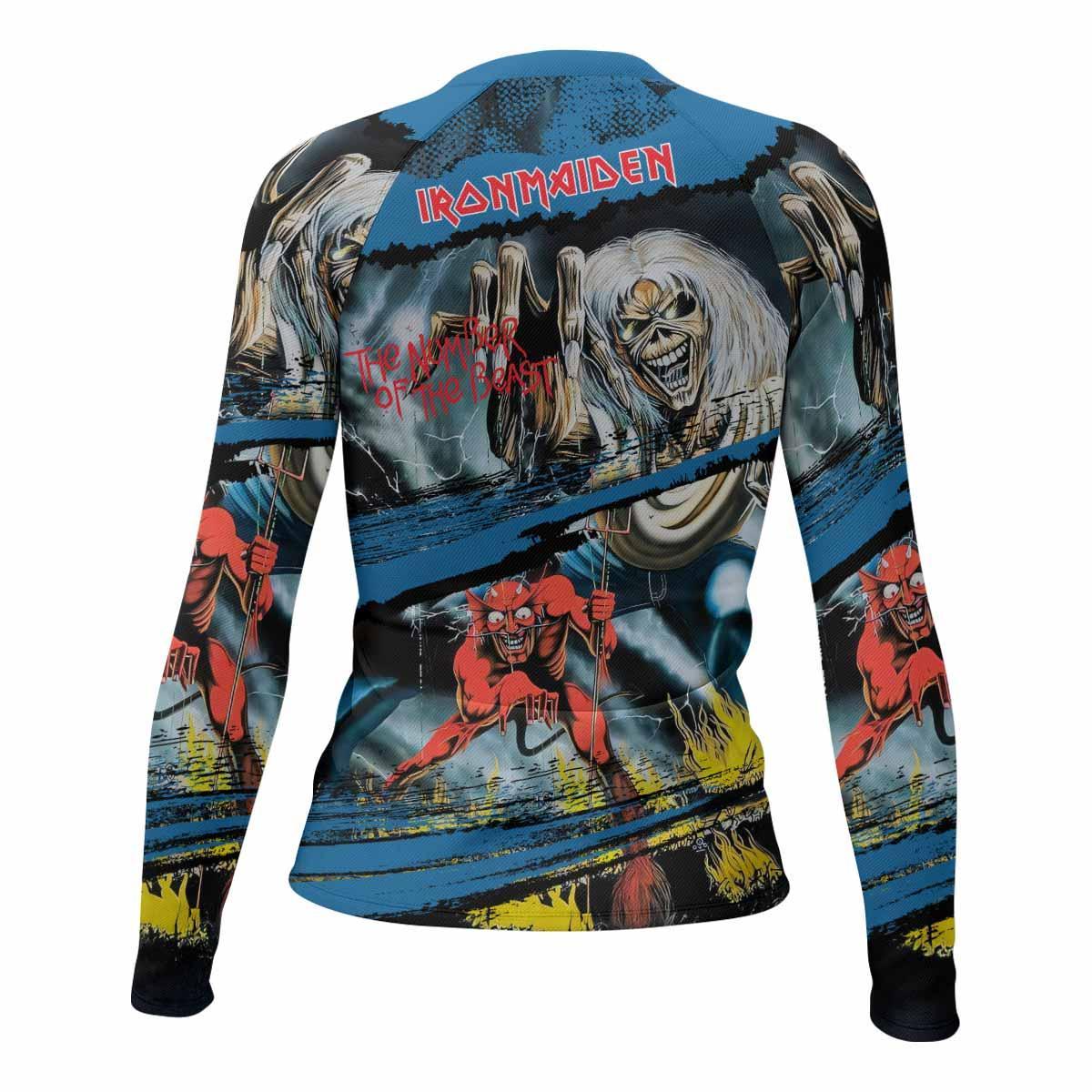 Iron Maiden The Number of the Beast Rash Guard