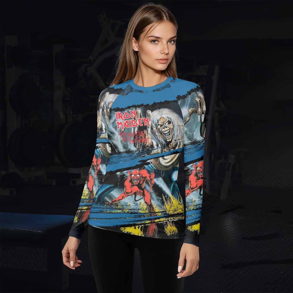 Iron Maiden The Number of the Beast Rash Guard