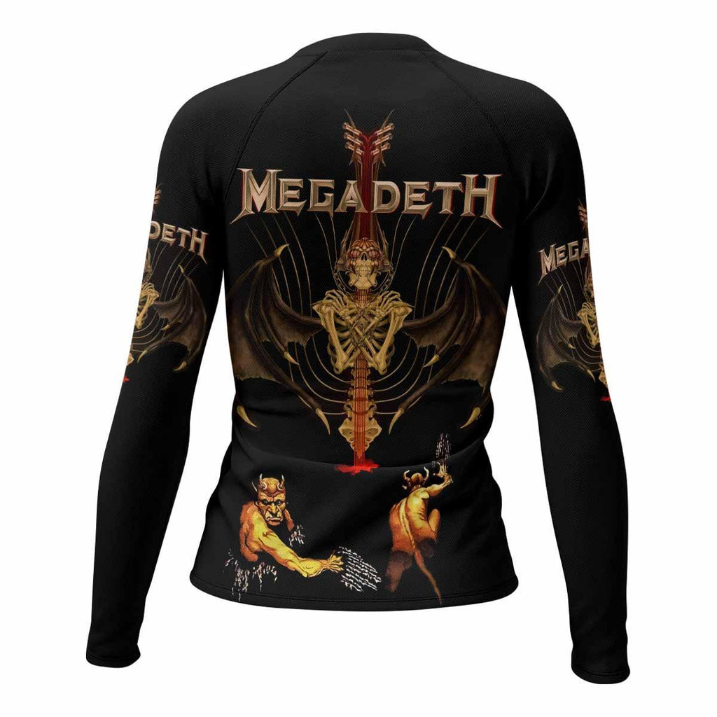 Megadeth Holy Wars 991 Wild Oats Rash Guard