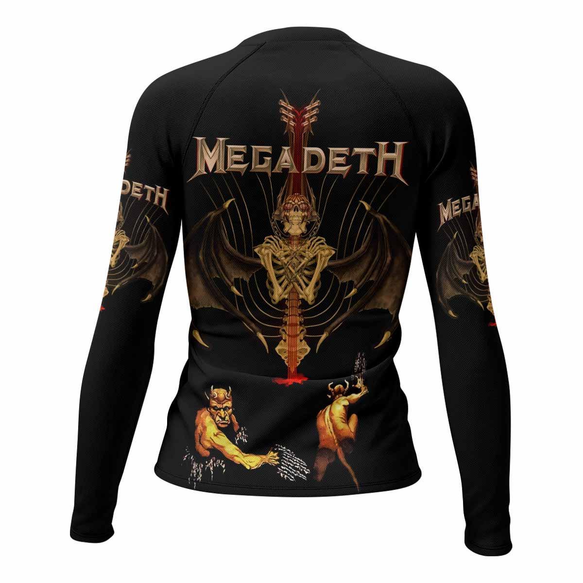 Megadeth Holy Wars 991 Wild Oats Rash Guard