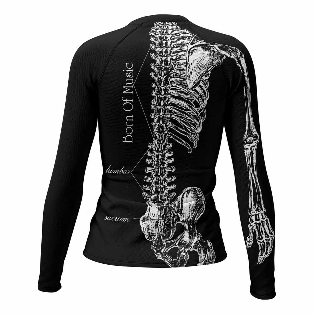 Faith In Chaos Skeleton Rash Guard