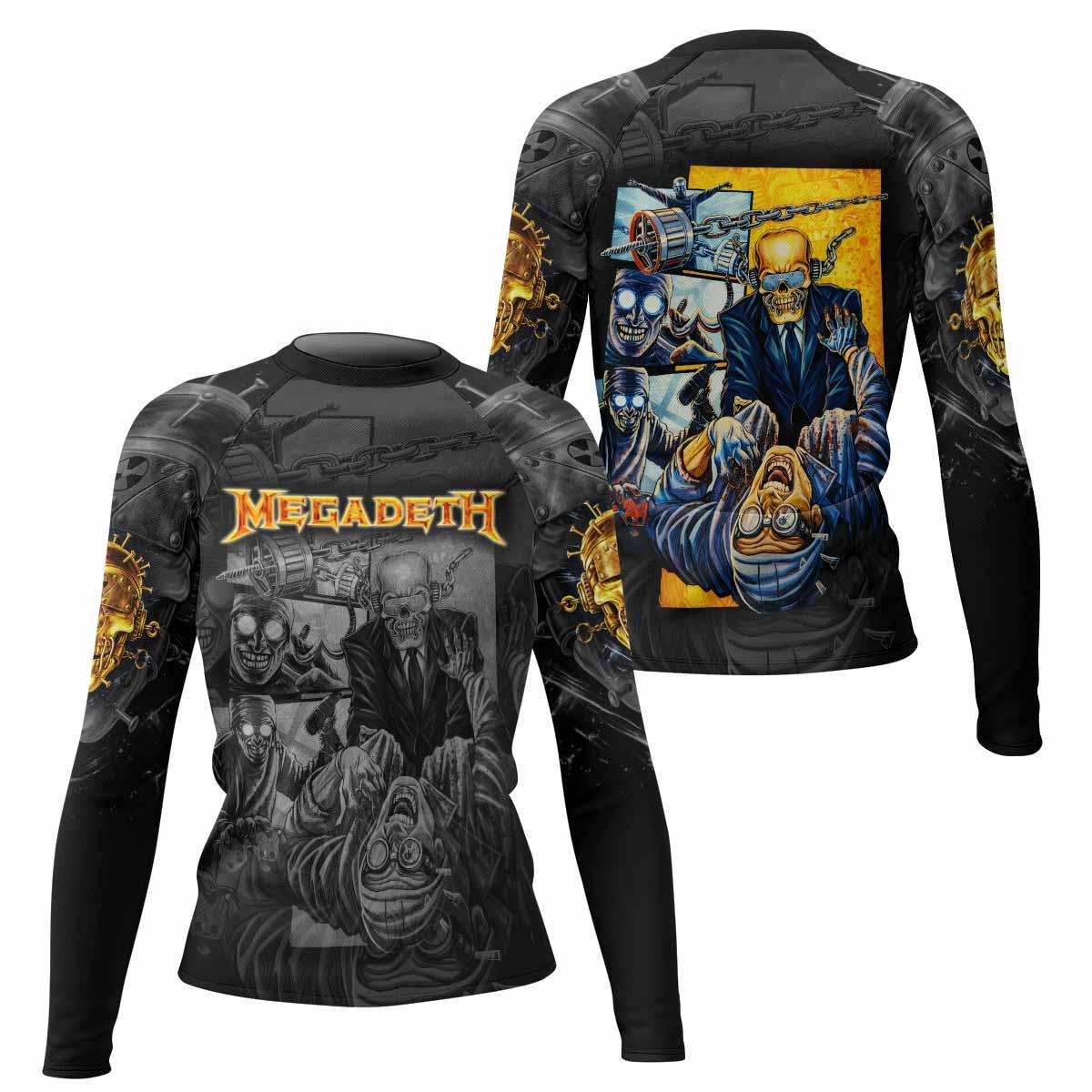 Megadeth Bloodstock Euro Tour Rash Guard