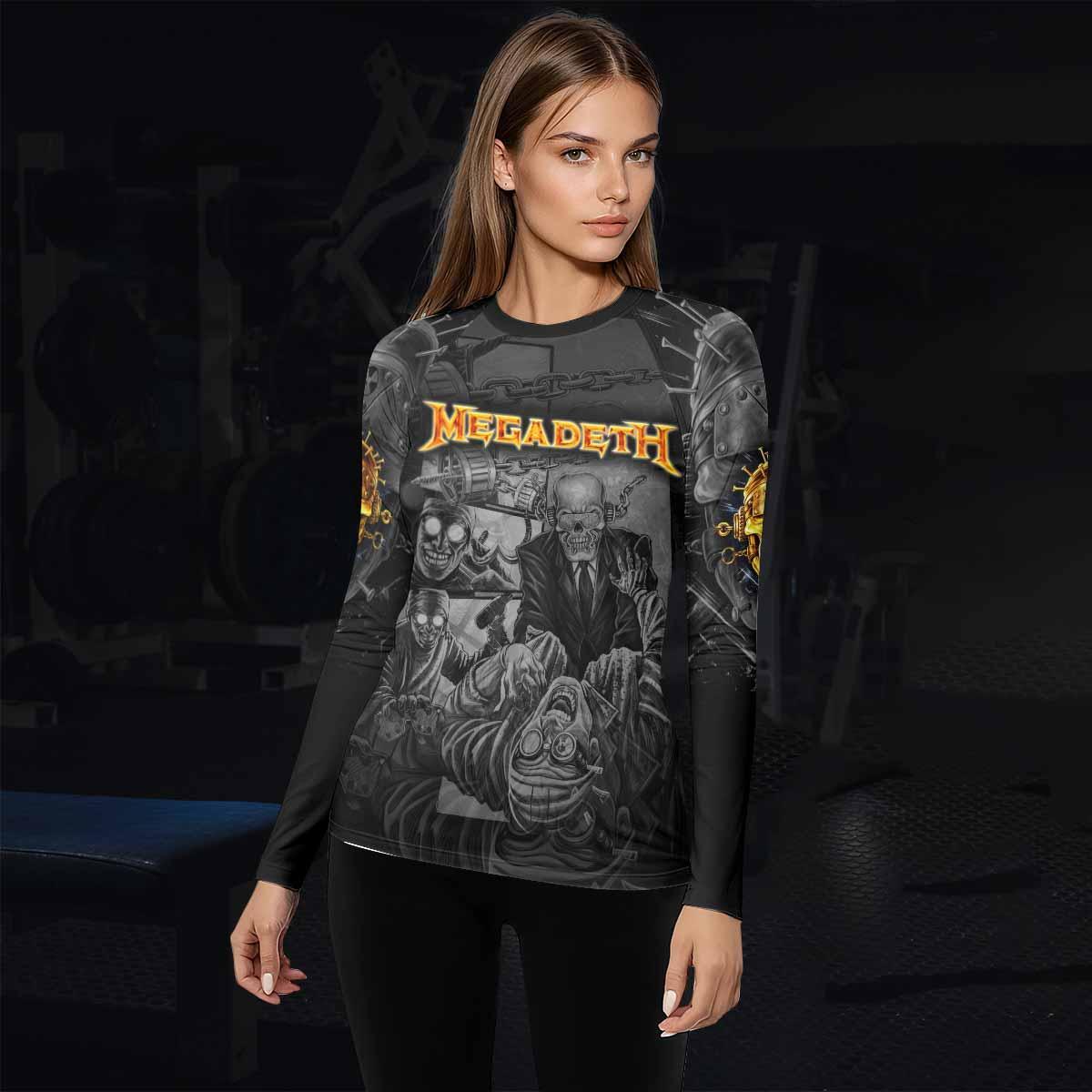 Megadeth Bloodstock Euro Tour Rash Guard