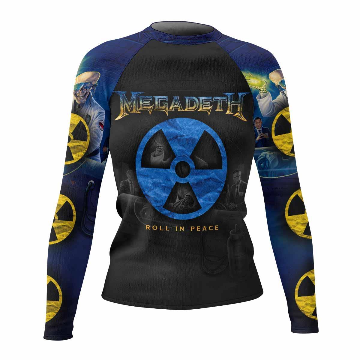Megadeth Roll In Peace Rash Guard