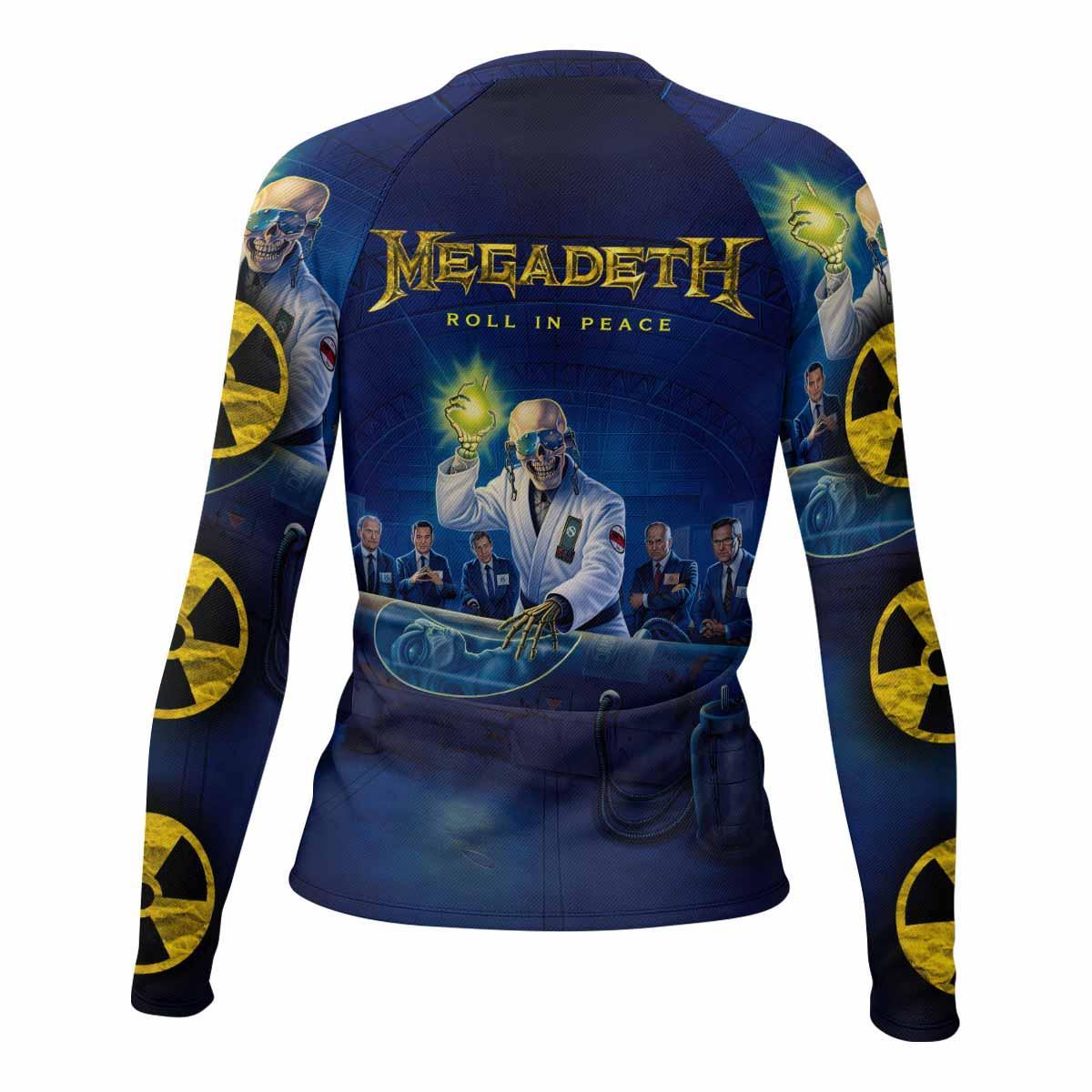 Megadeth Roll In Peace Rash Guard