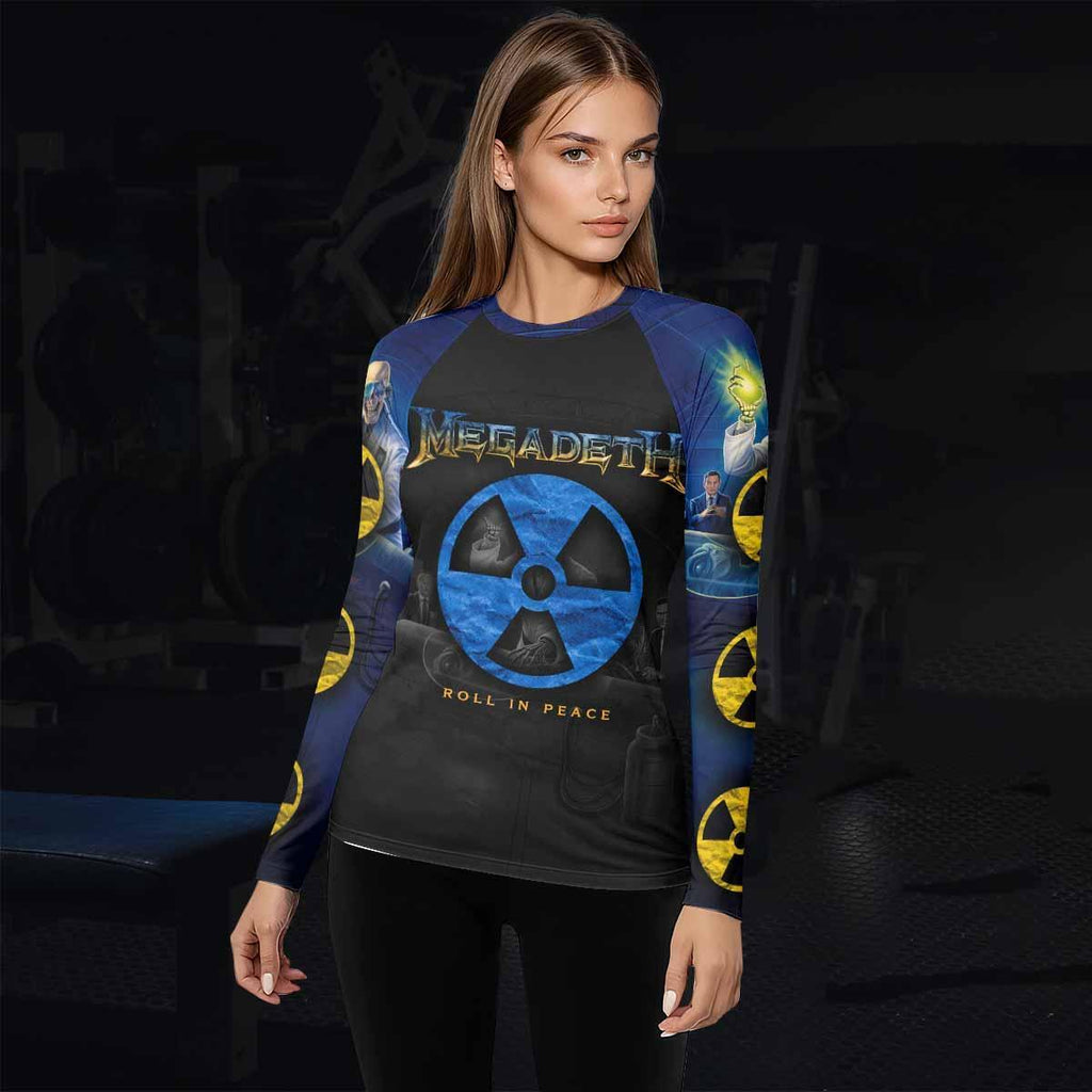 Megadeth Roll In Peace Rash Guard