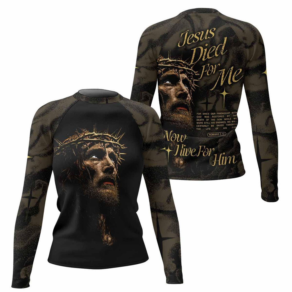 Live for Him Rash Guard