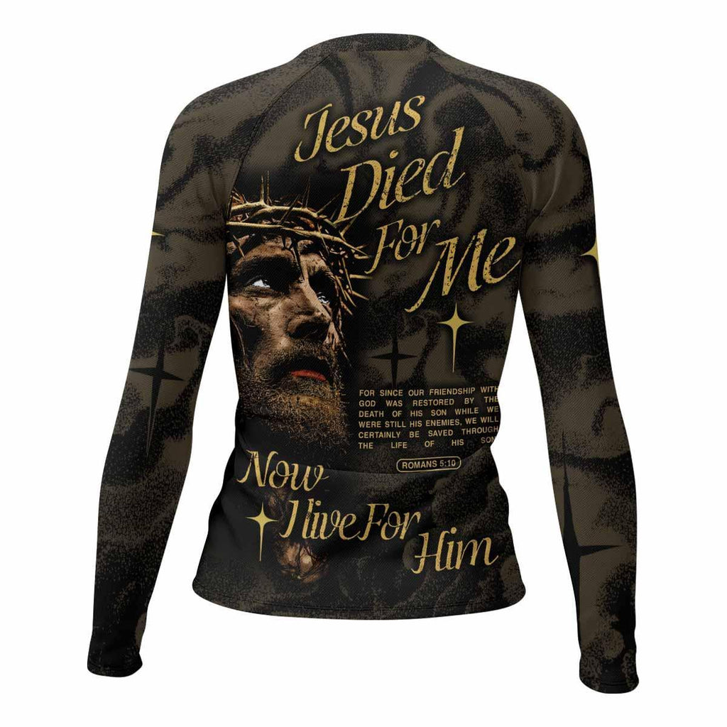 Live for Him Rash Guard