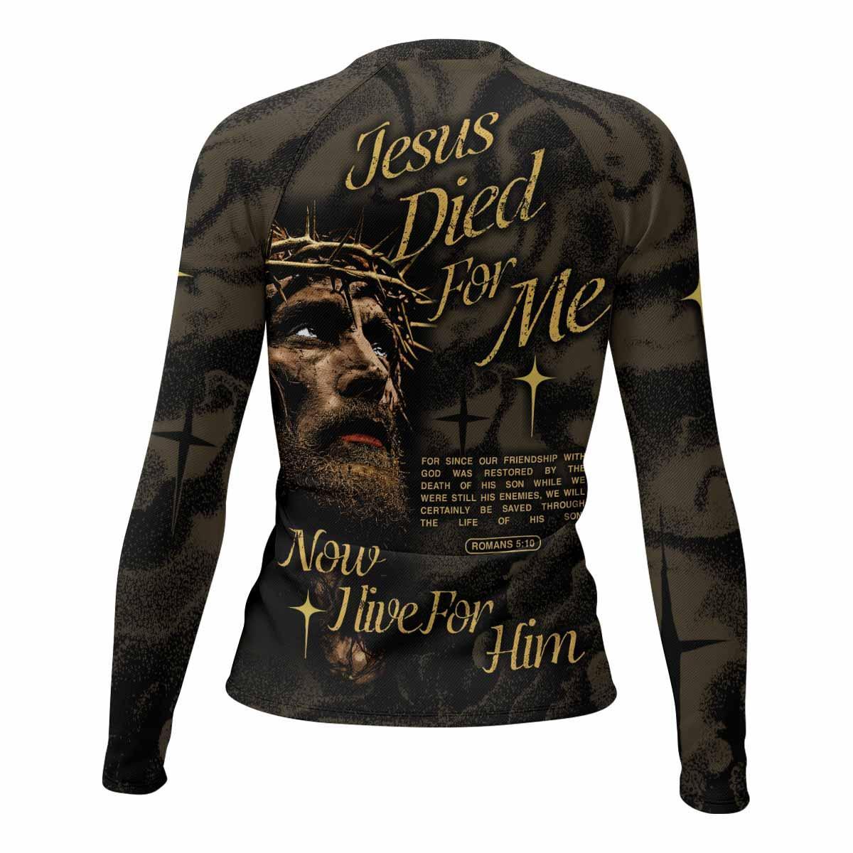 Live for Him Rash Guard