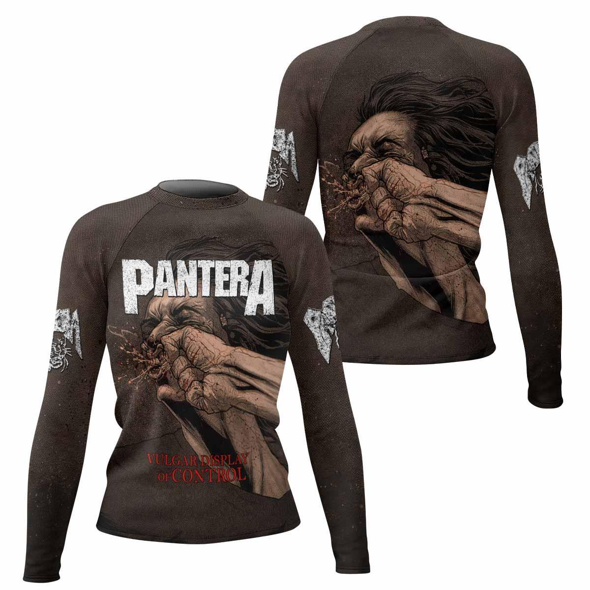 Pantera Vulgar Display Of Control Rash Guard