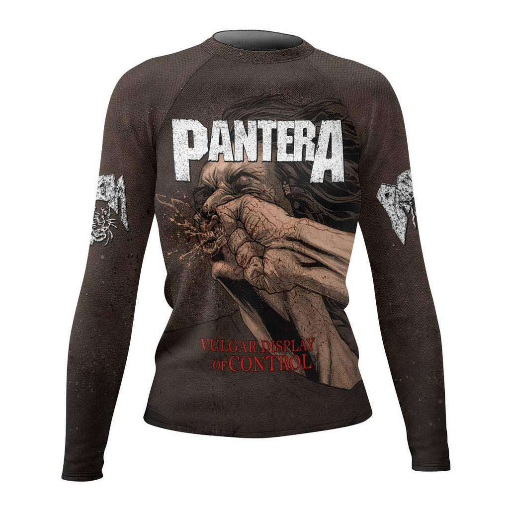 Pantera Vulgar Display Of Control Rash Guard